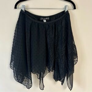 Urban Outfitters Black Asymmetrical Skirt